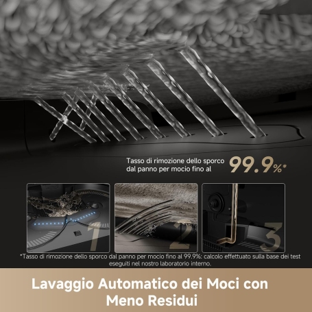 DREAME X50 ULTRA COMPLETE COMBO ASPIRAPOLVERE E LAVAPAVIMENTI - DREVMX50BK485