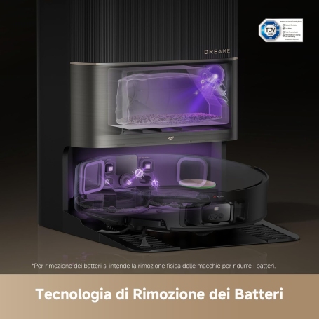 DREAME X50 ULTRA COMPLETE COMBO ASPIRAPOLVERE E LAVAPAVIMENTI - DREVMX50BK485