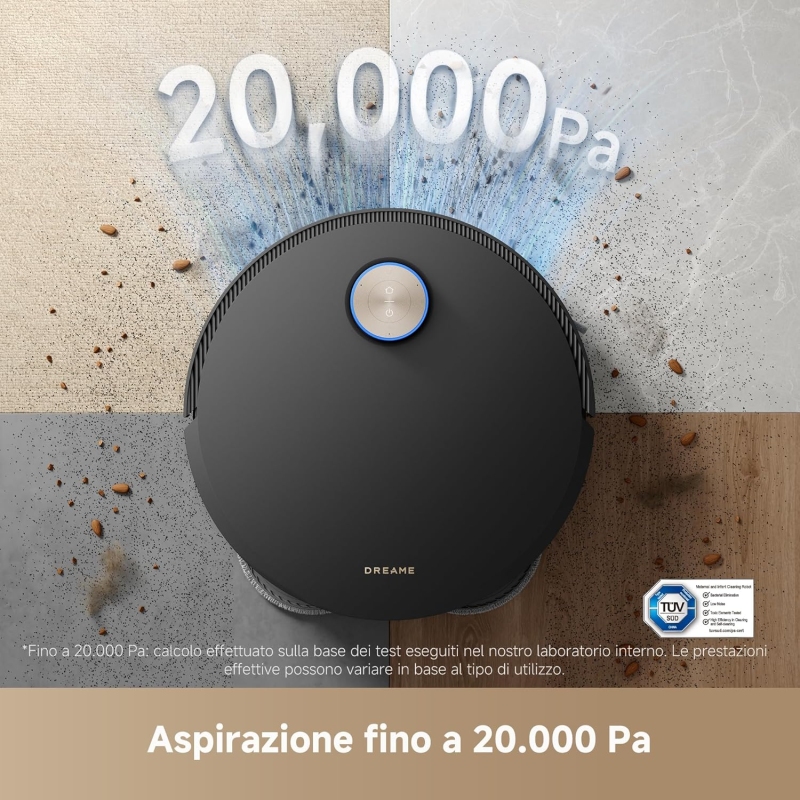 DREAME X50 ULTRA COMPLETE COMBO ASPIRAPOLVERE E...