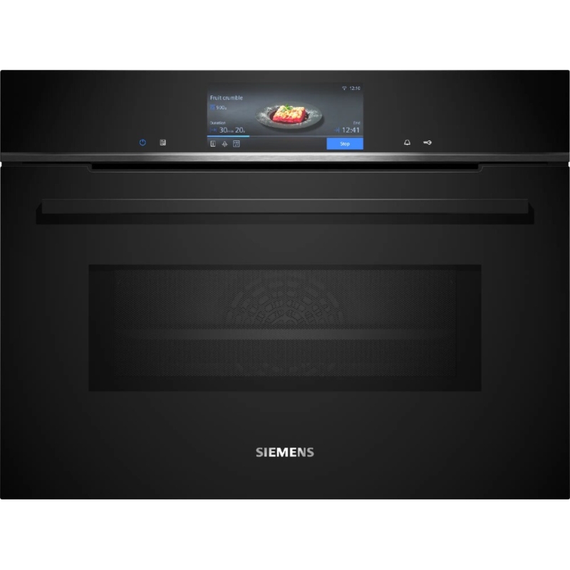 SIEMENS CM778GNB1B iQ700 FORNO COMPATTO ELETTRICO + MICROONDE DA INCASSO 45LT WIFI NERO CLASSE A