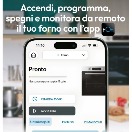 CANDY CA6N5B3EYTX FORNO DA INCASSO ELETTRICO VENTILATO IDROLITICO 78LT WIFI INOX CLASSE A++