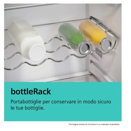 SIEMENS KB96NVSE0 iQ300 FRIGORIFERO COMBINATO DA INCASSO 70CM NO FROST 383 LT WIFI CLASSE E