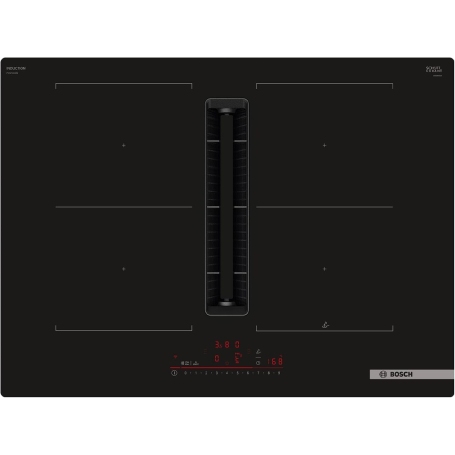 BOSCH PVQ711H26E PIANO COTTURA A INDUZIONE CON CAPPA INTEGRATA 71CM 4 PIASTRE WIFI CLASSE B NERO