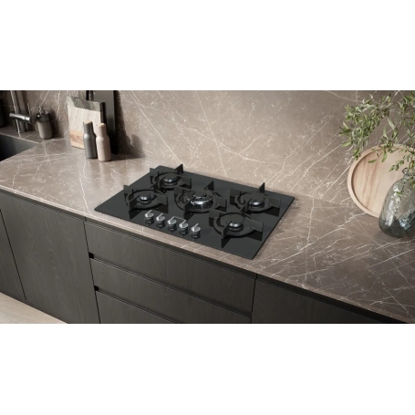 SIEMENS EP7A6QI10 PIANO COTTURA DA INCASSO 75CM 5 FUOCHI A GAS NERO