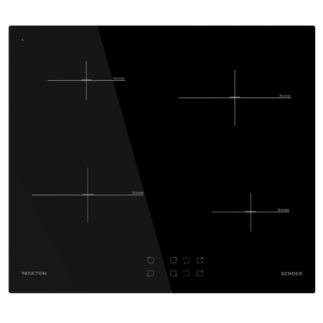 SCHOCK PC60 BRIDGE STIB64BK2 PIANO COTTURA A INDUZIONE 60CM 4 ZONE COTTURA - NERO