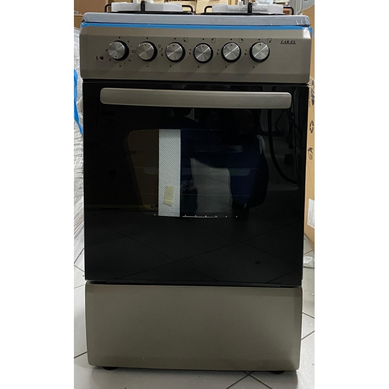 OUTLET LAREL O-L5005EVX CUCINA 50X50 4 FUOCHI A GAS E FORNO ELETTRICO - INOX - CON DIFETTI