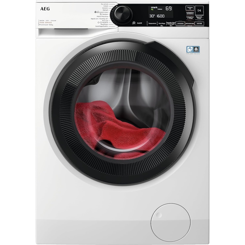 OUTLET AEG O-LWR7D966OB LAVASCIUGA 9/6 KG 1600 GIRI INVERTER CLASSE A/D - CON DIFETTI