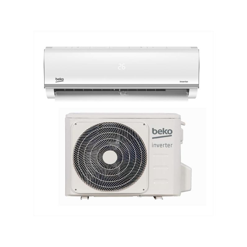 BEKO BEHPO180 KIT CLIMATIZZATORE MONOSPLIT 12000 BTU MOTORE INVERTER CLASSE A++/A+ BIANCO - PROMO