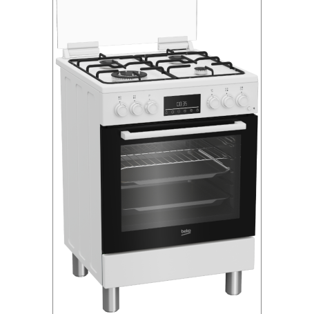 BEKO FBE62310GW CUCINA 60X60 4 FUOCHI CON FORNO ELETTRICO BIANCO