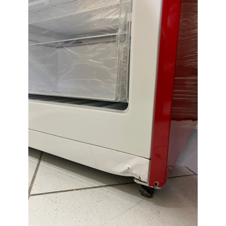 OUTLET SEVERIN O-RKG 8887 FRIGORIFERO COMBINATO LINEA RETRO' 315 LT TOTAL NO FROST CLASSE E ROSSO - CON DIFETTI