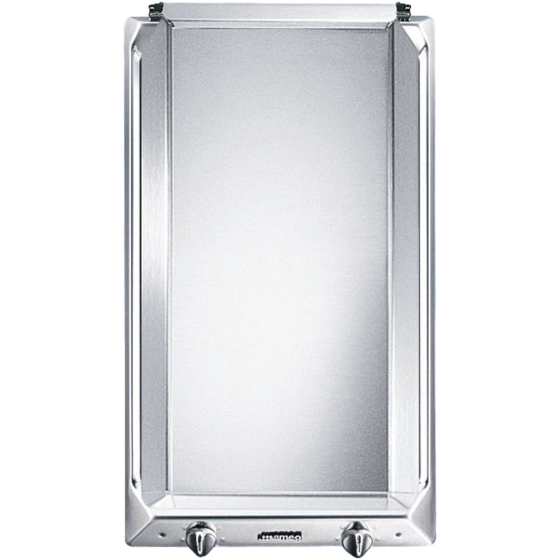 SMEG C30CX/1 COPERCHIO PER PIANI COTTURA CON COMANDI FRONTALI DA 30 CM INOX
