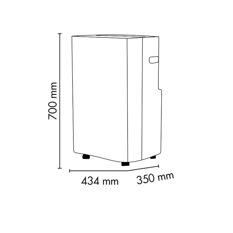 ARGO ALPHA PLUS CONDIZIONATORE PORTATILE 13000...