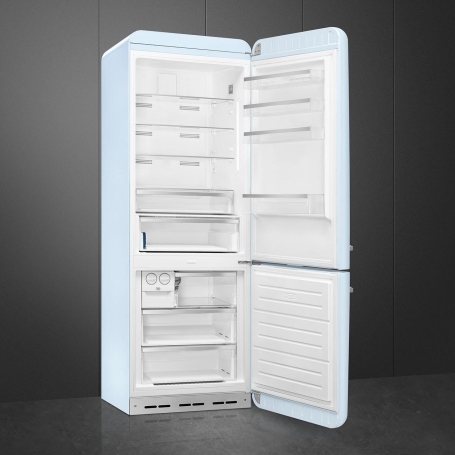SMEG FAB38RPB5 FRIGORIFERO COMBINATO ANNI 50 481LT TOTAL NO FROST CLASSE E AZZURRO