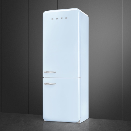 SMEG FAB38RPB5 FRIGORIFERO COMBINATO ANNI 50 481LT TOTAL NO FROST CLASSE E AZZURRO