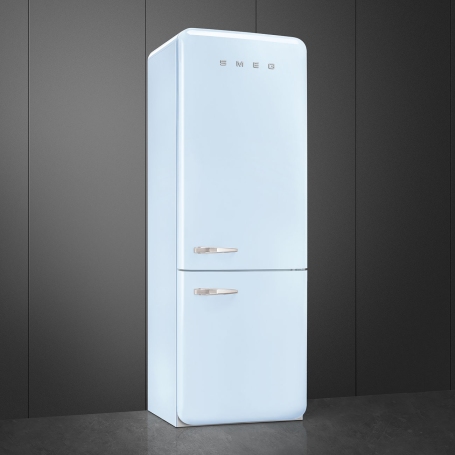 SMEG FAB38RPB5 FRIGORIFERO COMBINATO ANNI 50 481LT TOTAL NO FROST CLASSE E AZZURRO