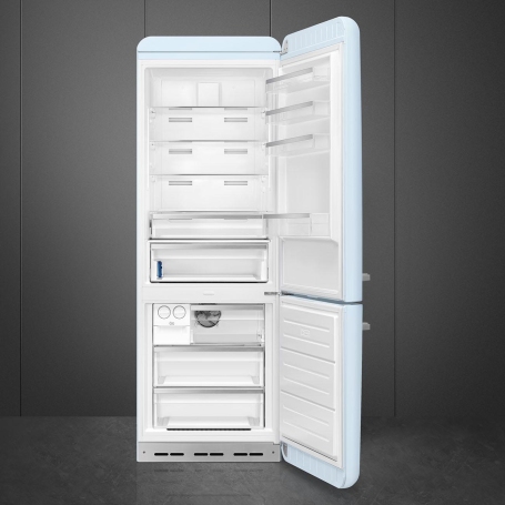 SMEG FAB38RPB5 FRIGORIFERO COMBINATO ANNI 50 481LT TOTAL NO FROST CLASSE E AZZURRO