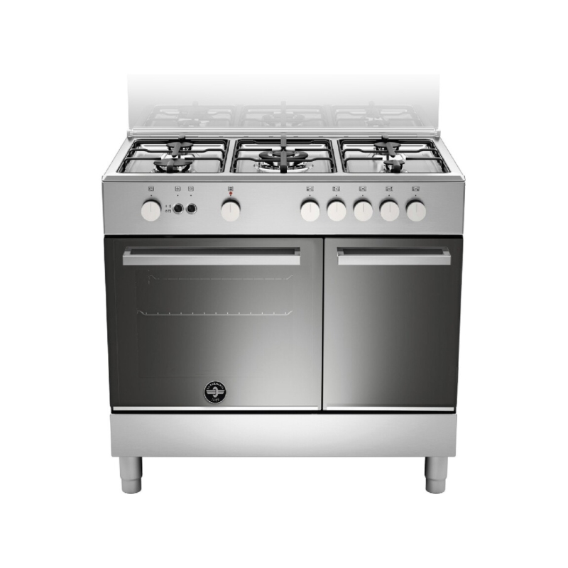 LA GERMANIA FTR9P5GXV CUCINA 90X60 5 FUOCHI E FORNO A GAS CLASSE A+ INOX