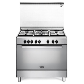 DE LONGHI DEMX 96 SG CUCINA 90X60 5 FUOCHI A GAS FORNO...