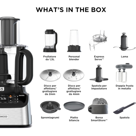 KENWOOD FDM73.850SS ROBOT DA CUCINA 1000W CAPACITA' 3 LT - FDM73850SS
