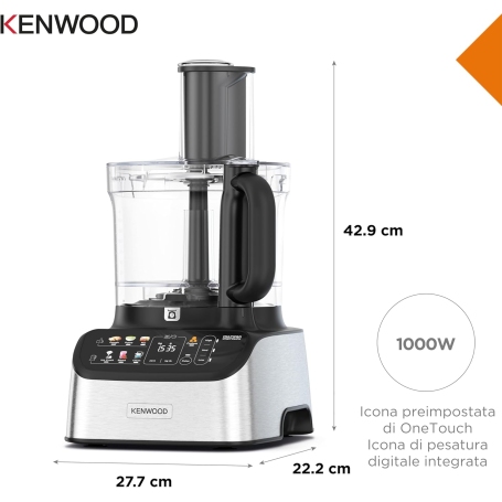 KENWOOD FDM73.850SS ROBOT DA CUCINA 1000W CAPACITA' 3 LT - FDM73850SS