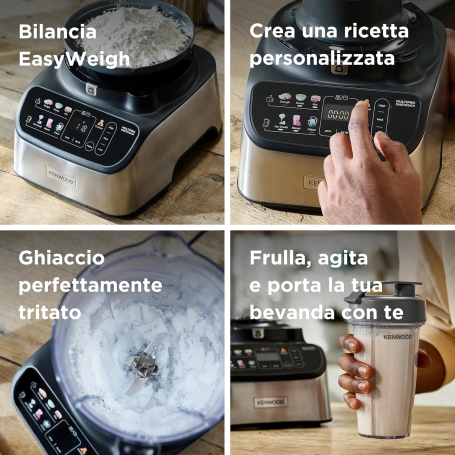 KENWOOD FDM73.850SS ROBOT DA CUCINA 1000W CAPACITA' 3 LT - FDM73850SS