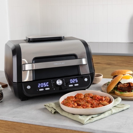 CECOTEC FRY FIREDOME 8000 FRIGGITRICE AD ARIA 8LT E BISTECCHIERA