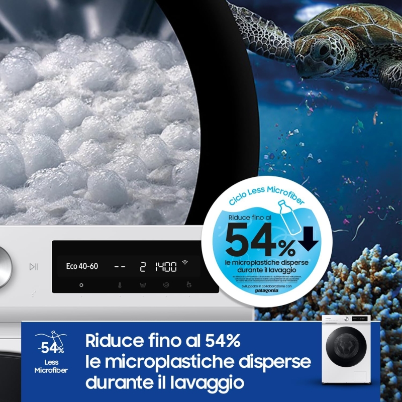 SAMSUNG WW90DB7U34GWU3 LAVATRICE 9KG 1400 GIRI...