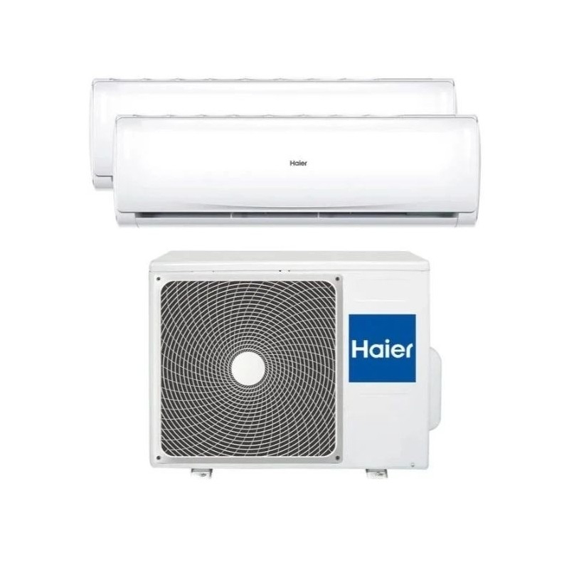 HAIER H2U14TAAOUT0912 CONDIZIONATORE DUAL SPLIT 9000+12000 BTU INVERTER WIFI CLASSE A++/A+