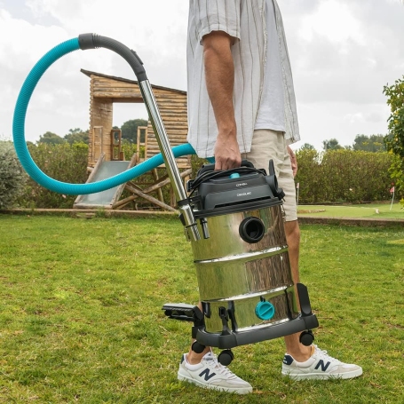 CECOTEC CONGA ROCKSTAR WET E DRY STEEL MAX PRO BIDONE ASPIRA SOLIDI E LIQUIDI - ROCKSTARMAXPRO