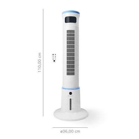 MACOM TOWER/PLUS RAFFRESCATORE A TORRE CON TELECOMANDO E ICE BOXES