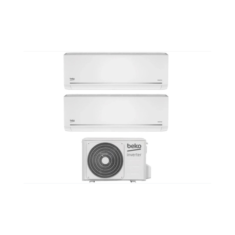 BEKO BGMPO 181 KIT CLIMATIZZATORE DUAL SPILT 9000 + 12000 BTU INVERTER CLASSE A++/A+