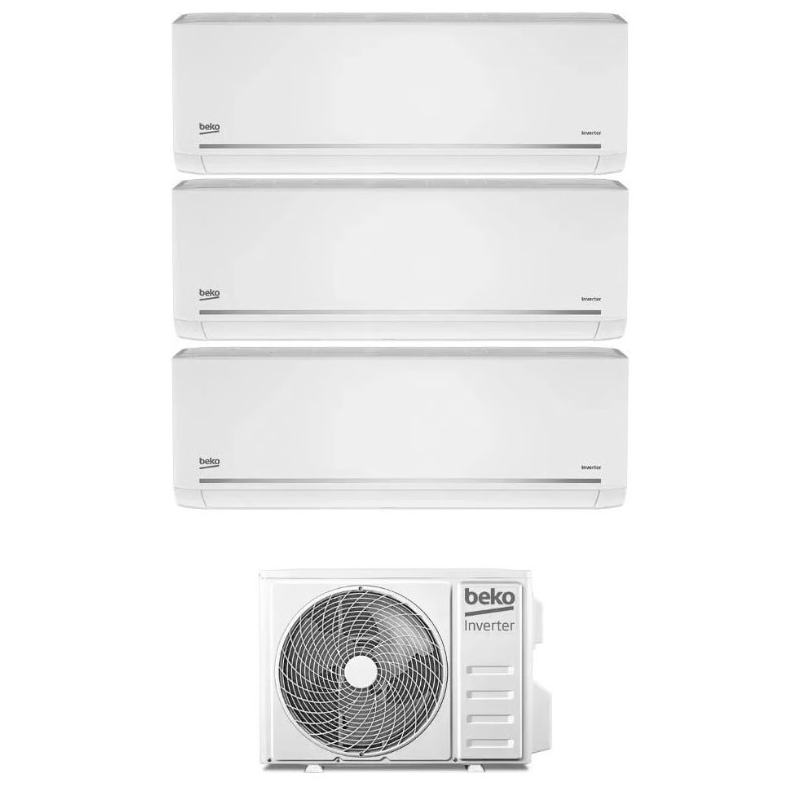 BEKO BGMPO 271 KIT CLIMATIZZATORE TRIAL SPILT 9000 + 9000 + 12000 BTU INVERTER CLASSE A++/A+