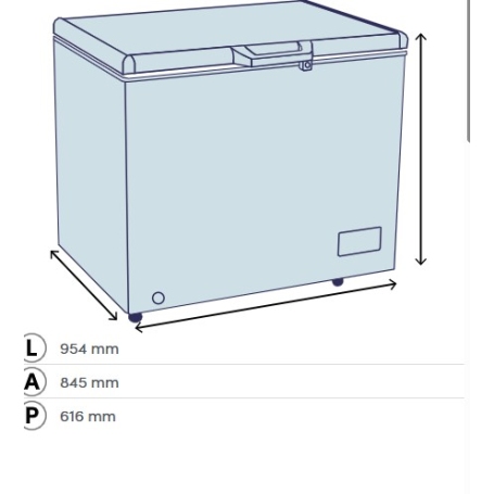 DAYA DCP-251SH4WE0 CONGELATORE ORIZZONTALE 246LT CLASSE E