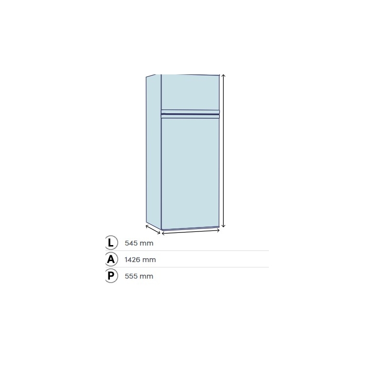 DAYA DDP-28NSM1SE0 FRIGORIFERO DOPPIA PORTA LOW...