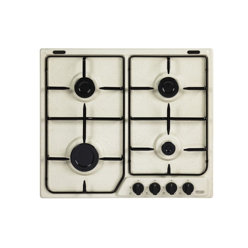 DE LONGHI SF46ASVLM PIANO COTTURA DA INCASSO 4 FUOCHI 60CM COLORE SABBIA