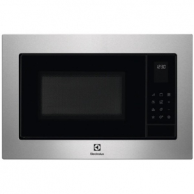 ELECTROLUX MQC326GXE FORNO MICROONDE DA INCASSO 25 LITRI 900 WATT CON GRILL COLORE ACCIAIO INOX E NERO - PROMO