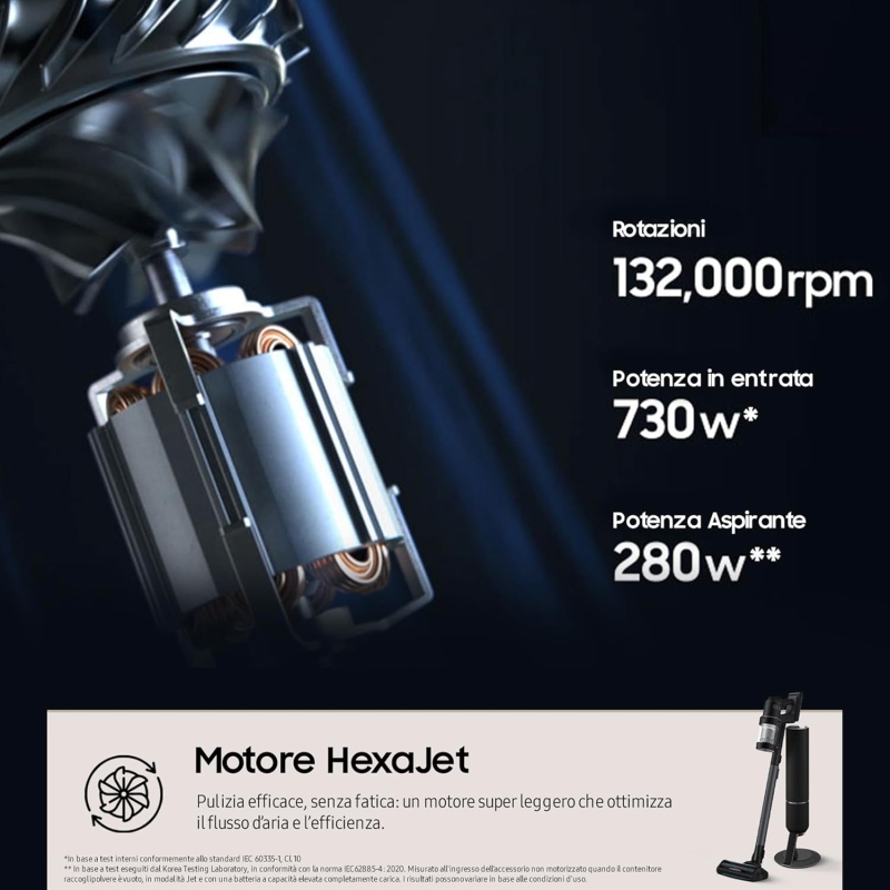 SAMSUNG BESPOKE JET ULTRA COMPLET SCOPA...