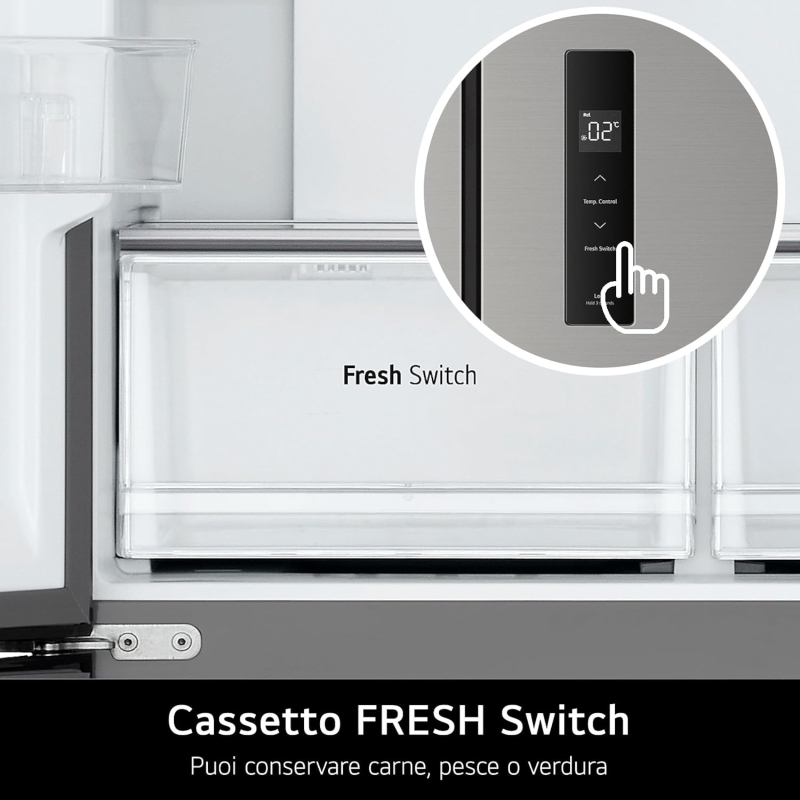 LG GMM41MSBEM FRIGORIFERO 4 PORTE NO FROST 474...