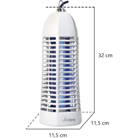 ARDES ARD6S09W ZANZARIERA ELETTRICA 9W FINO A 40MQ