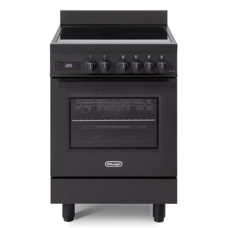 DE LONGHI PRO 66 MAL IN CUCINA A INDUZIONE 60x60 4 PIASTRE FORNO ELETTRICO COLORE ANTRACITE - PRO66MALIN