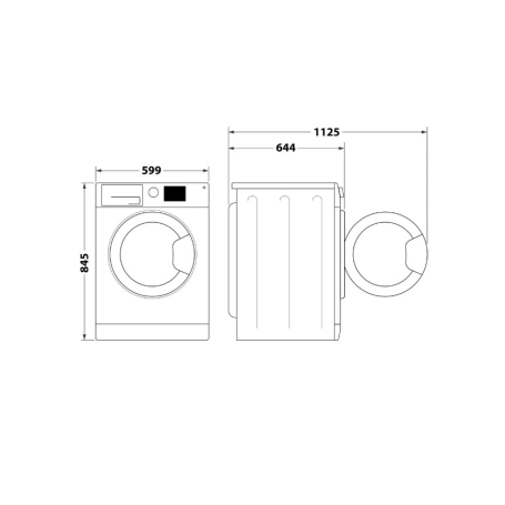 HOTPOINT ARISTON H6 08 GPOWER IT LAVATRICE 10KG 1400 GIRI  VAPORE CLASSE A - H608GPOWER-IT
