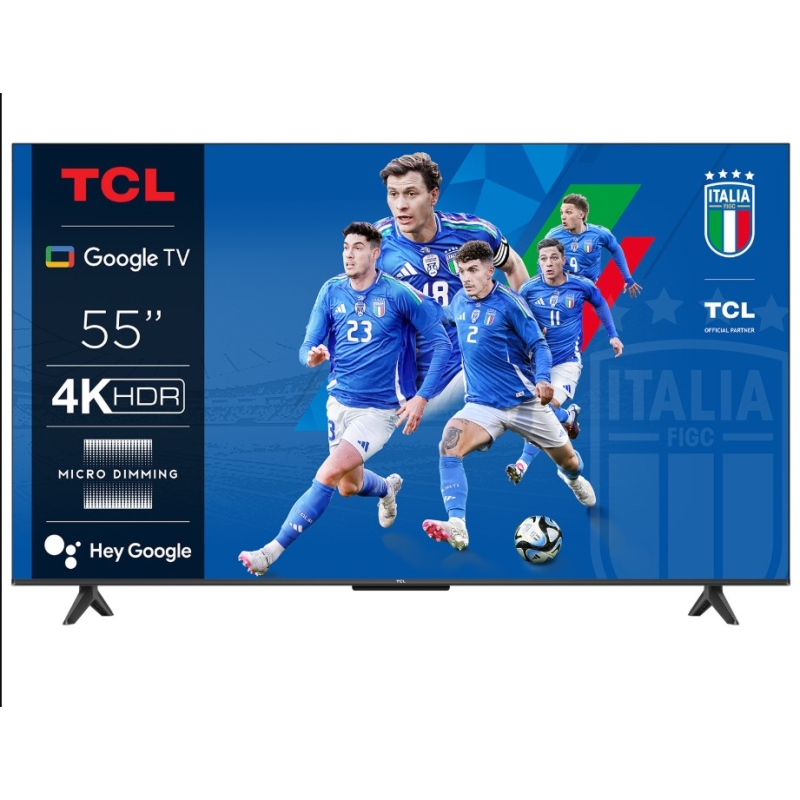 TCL 55P61B TV LED 55" UHD 4K SMART TV DVBT2/S2/C WIFI CLASSE E