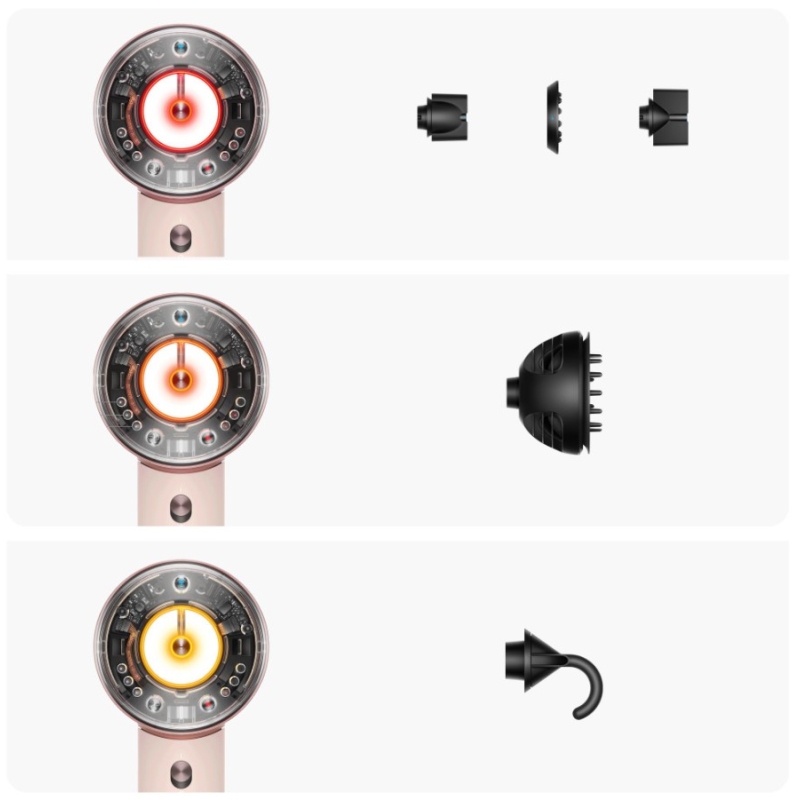 DYSON SUPERSONIC NURAL CAPELLI LISCI E ONDULATI...