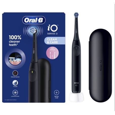 BRAUN ORAL-B IO2 SPAZZOLINO ELETTRICO COLORE NERO - IO2BLACK