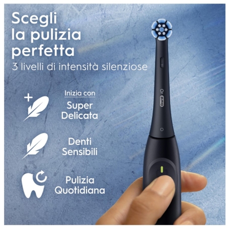 BRAUN ORAL-B IO2 SPAZZOLINO ELETTRICO COLORE NERO - IO2BLACK