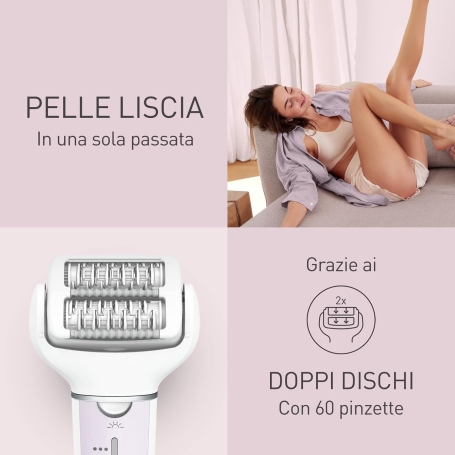 PANASONIC ES-EY30-V503 EPILATORE RICARICABILE PER IL CORPO WET E DRY