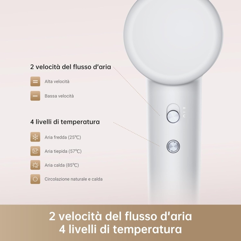 DREAME DREHD12A-GR ASCIUGACAPELLI - HD12A-GR