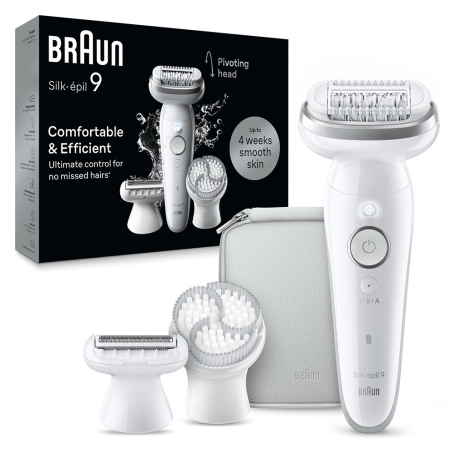 BRAUN SILK-ÉPIL 9 9-061 EPILATORE PER TUTTO IL CORPO WET E DRY - S-EPIL9061