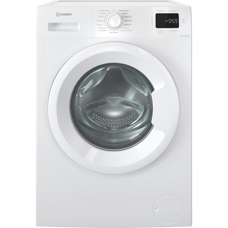 INDESIT IM 1072 MY TIME IT LAVATRICE 10KG 1200 GIRI INVERTER CLASSE A - IM1072MYTIME