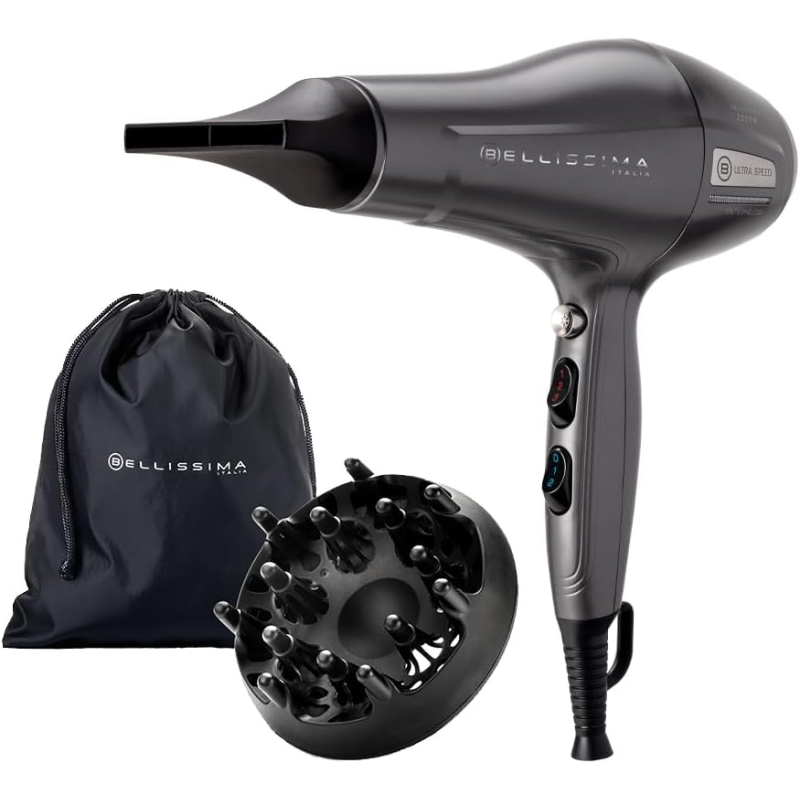 IMETEC BELLISSIMA ASCIUGACAPELLI ULTRA SPEED 2200W 2 VELOCITA' 3 TEMPERATURE - 11859